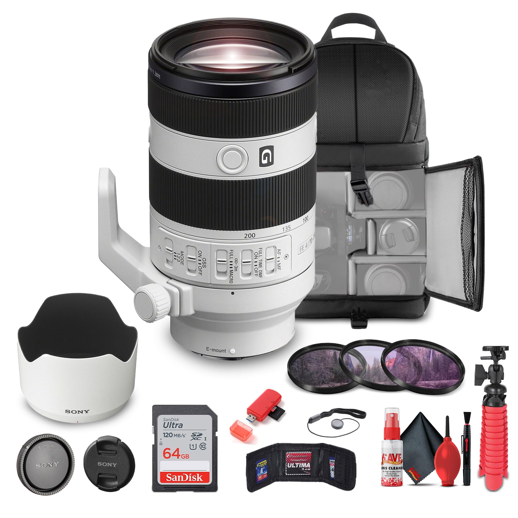 Amazon.com : Sony FE 70-200mm f/4 Macro G OSS II Full-Frame